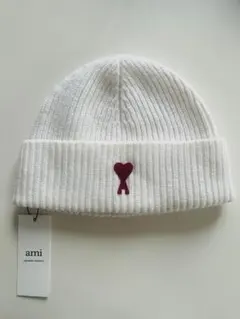 正規品新品未使用✨AMIPARIS♡アミパリスビーニーニット帽ホワイト 2025年最新】amiparis ニット帽の人気アイテム - メルカリ