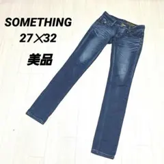 みぃ様 美品　SOMETHING　デニム　濃紺　S