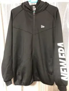 NEW ERA フルジップフーディ X LARGE ブラック