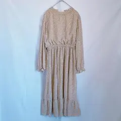 MAJESTIC LEGON 小花柄ワンピース 春 アイボリー M フェミニン