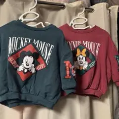 【送料無料】リトシーミッキーミニートレーナー 90サイズ