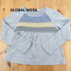 GLOBAL WORK XL 長袖カットソー グレー