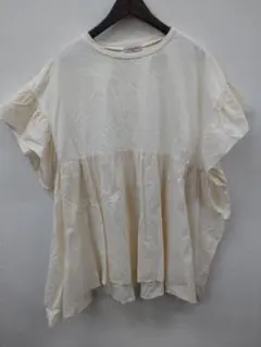 (10)Samansa Mos2 フレア半袖Tシャツ