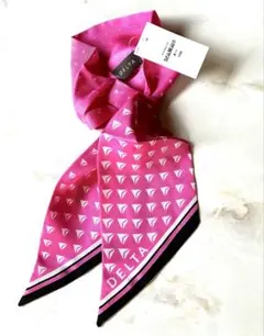 かわいい　デルタ航空　ピンクスカーフ　新品未使用