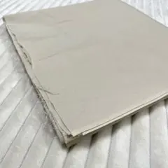 ベージュ生地　はぎれ ハンドメイド　生成り 無地 約100cm×110cm