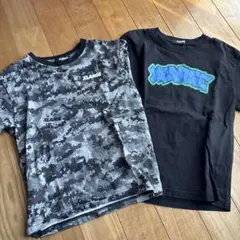 XLARGE 迷彩柄＆グラフィックTシャツセット120
