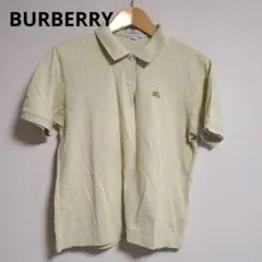BURBERRYS バーバリー ポロシャツ 半袖 ロゴ 刺繍 L カジュアル