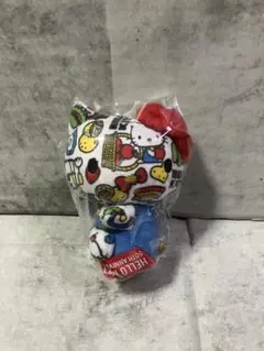 ハローキティ 50TH ボールチェーン マスコット　ぬいぐるみ　新品　総柄