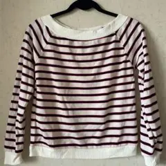 ボーダーニット トップス