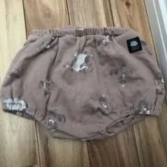 くまプリント ブラウン ボトムス