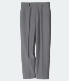 ユニクロ スマートアンクルパンツ グレー