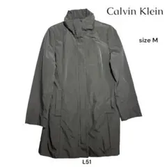 カルバンクライン　Calvin Klein ブラック　ナイロン　コート　L51のサムネイル