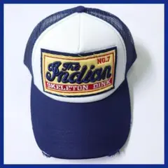 メッシュキャップ ダメージ加工 アメカジ ヴィンテージ ヒップホップ　DJ