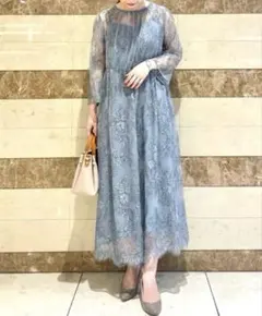 結婚式ドレス　お呼ばれドレス　パーティードレス　オケージョン　コンビワンピース