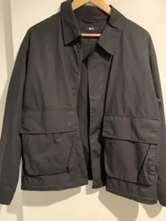 【新品未使用品】【完売】UNIQLO C コットンショートブルゾン ブラック L ユニクロ公式 | コットンショートブルゾン