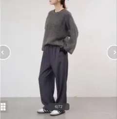 ジャーナルスタンダード ウールライクストレッチワイドパンツ