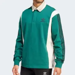 完売　新品　アディダスオリジナルス　ラグビーシャツ　ポロシャツ　adidas