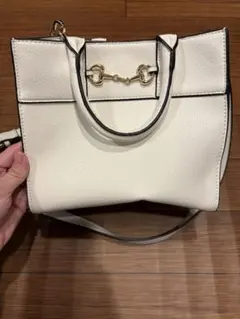 RODESKO ホワイト 2WAYショルダーバッグ