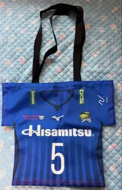 SAGA久光スプリングス #5 中島咲愛選手 ユニフォーム型トートバッグ