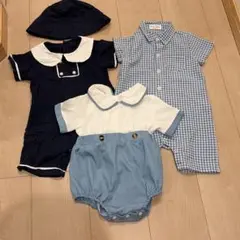 ベビー　ロンパース　男の子　夏服　まとめ売り　9〜12ヶ月用のサムネイル