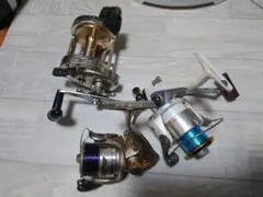 部品取りジャンクリール。 Yahoo!オークション -「部品取り」(スピニングリール) (リール)の落札