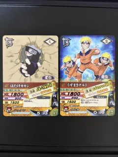 NARUTO データカードダス はたけカカシ うずまきナルト 2枚セット