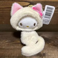 サンリオキャラクターズ にゃんぐるみしっぽぷらんマスコット キティ