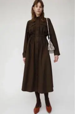 【タグ付き】moussy♦︎ロングシャツドレス♡ロングワンピース サイズ2