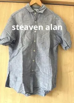 Steven Alan 半袖シャツ ブルー Mサイズのサムネイル