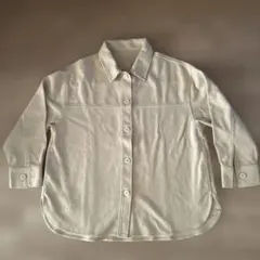 クリーム色 長袖シャツ　アウター