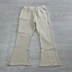 バースデイ　テータテート フレアパンツ　リブ　100