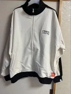 BKLYN ジップアップジャケット ホワイト/ブラック