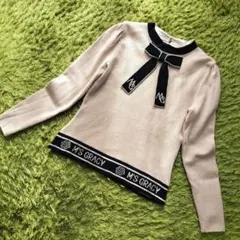 本物 ドルチェ&amp;ガッバーナ パール装飾 長袖 ニット セーター 38 ドルガバ DOLCE&GABBANA - 本物 ドルチェ&ガッバーナ パール装飾 長袖 ニット