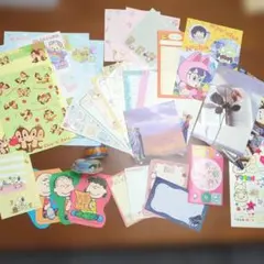 キャラクター　紙もの　マスキングテープ　メモ　などまとめ売り　①おまけ付き