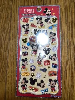 正規品　プチドロップステッカーミッキーマウス
