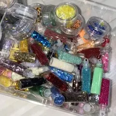 ネイルアート用グリッターセット