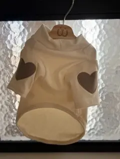 ★値下げ★犬服 秋＊冬カットソー Mサイズ ハートパッチ付き