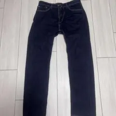 Levi's 505 ダークブルー ストレートジーンズ W33 L32