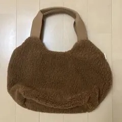 ボア トートバッグ