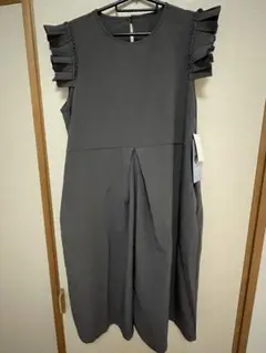 新品 しまむら MISATO フリル ロンパース ラッシュガード グレー L