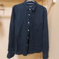 JOURNAL STANDARD　リネンシャツ　Ｍサイズ　ネイビーブルー