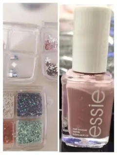 【essie】ネイルカラー lady like & ネイルパーツ　セット
