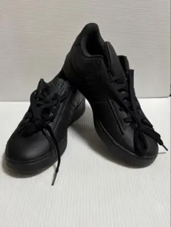 adidas アディダス グランドコート ブラック スニーカー 26.5㎝