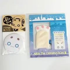 ARIA アリア社長 缶バッジ＆携帯クリーナー 天野こずえ