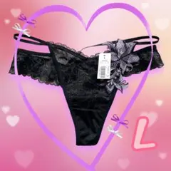 aimerfeel✨Tショーツ Tバック タンガ アップリケ付 L