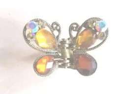 ヘアークリップ  バレッタ  蝶々