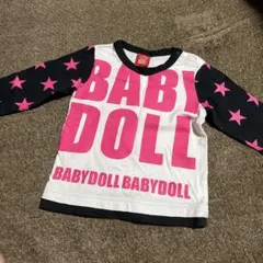BABYDOLL 長袖Tシャツ 星柄