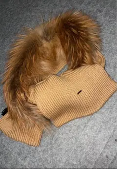 made in Italyフェンディフォックスファーキャンディストール Authentic Fendi Fox Fur Stole Scarf - Cajun (PINK) - NEW with TAGS