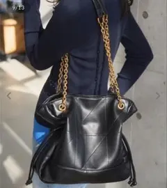 キルトデザインチェーンショルダーバッグ [B1654]