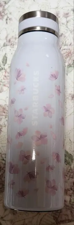スターバックス　SAKURA2025 　ステンレスボトルブルー444ml